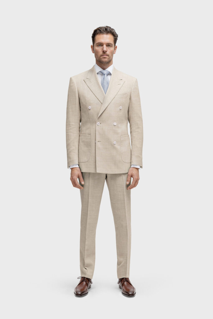 Beige miesten takki