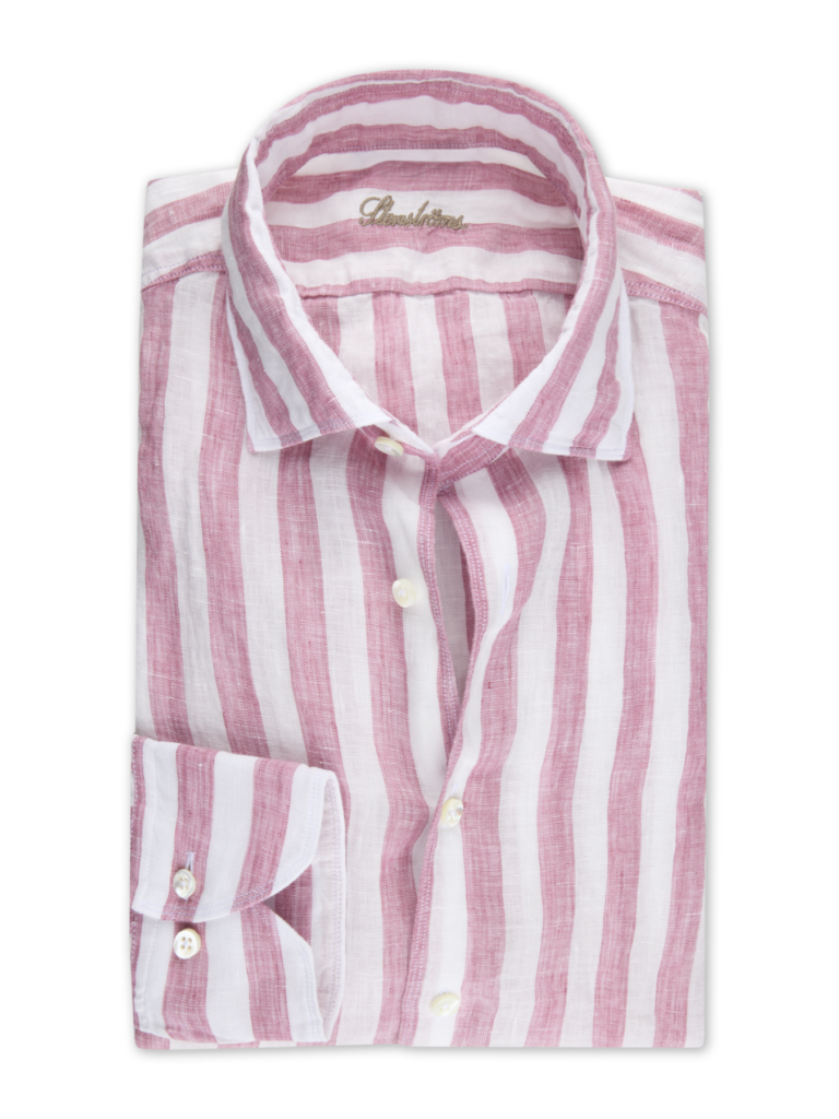 Punaraidallinen pellavapaita - Dandy Tailor