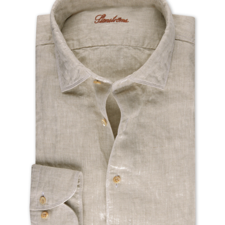 Vaalean beige pellavapaita - Dandy Tailor