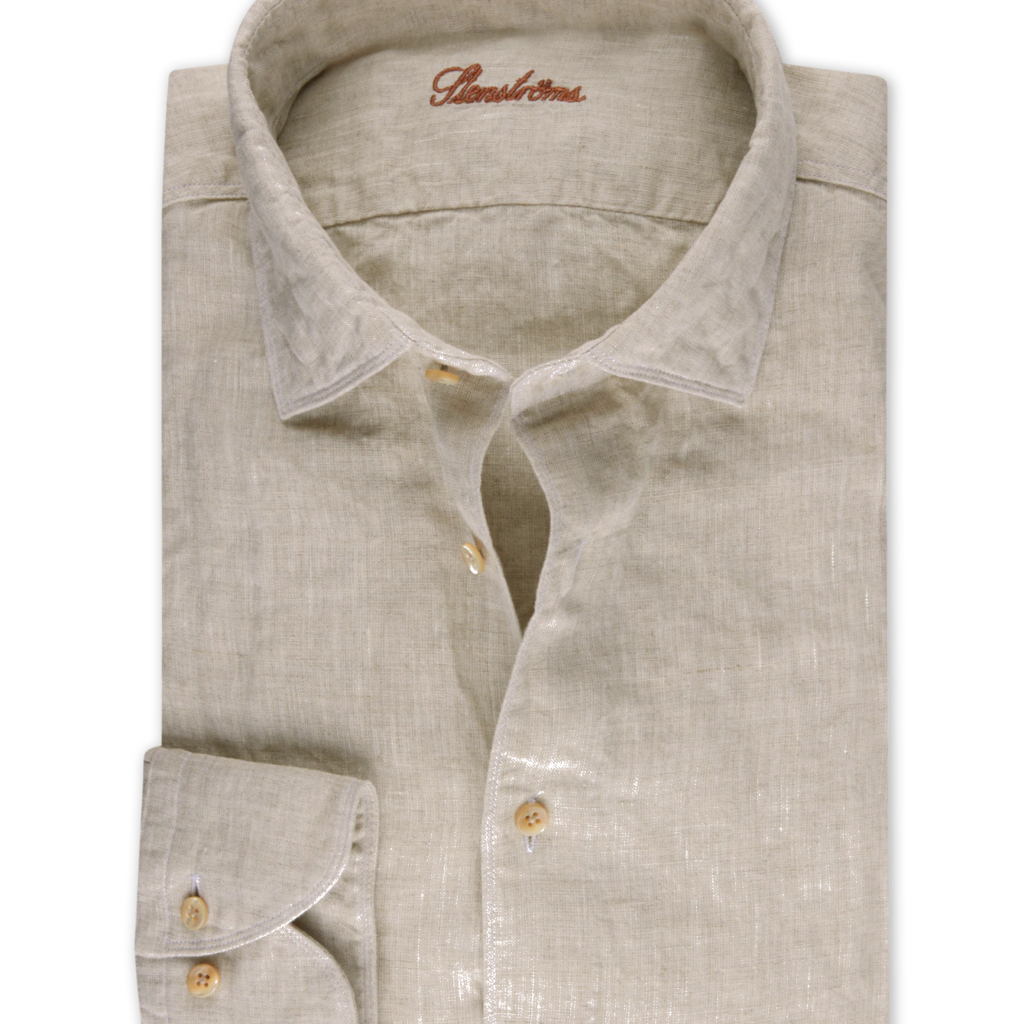 Vaalean beige pellavapaita - Dandy Tailor